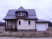 Фотографии этапов строительства дома "Добряк" 145м2